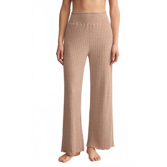 Z SUPPLY Pants - NEW Z SUPPLY dawn smocked rib pants in iced coffee